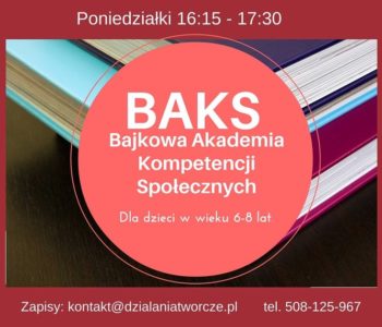 BAKS  Bajkowa Akademia Kompetencji Społecznych